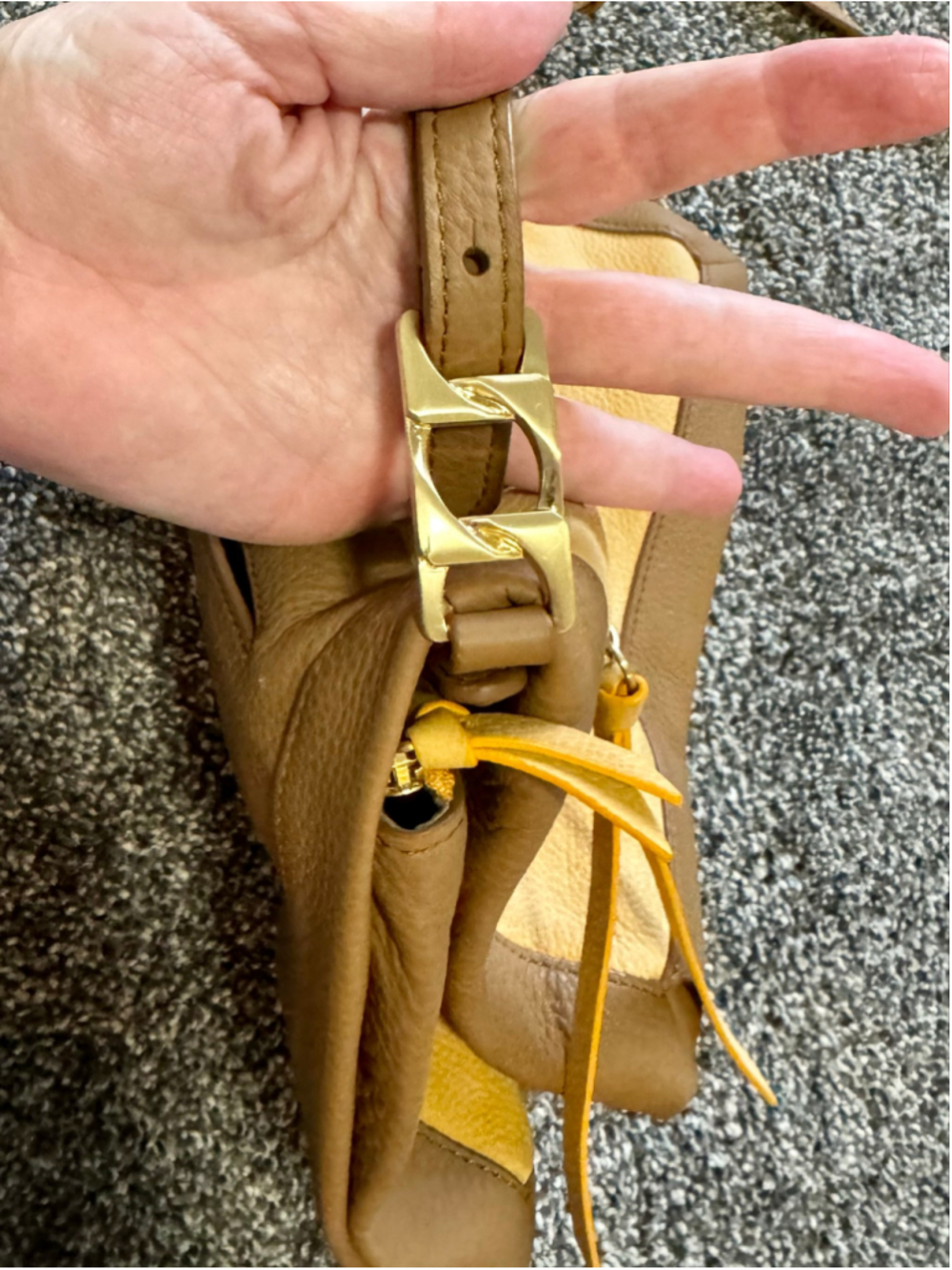 Women's rag & bone Olympus Crossbody Bag Honey Beige/Tan - Picture 11 of 14